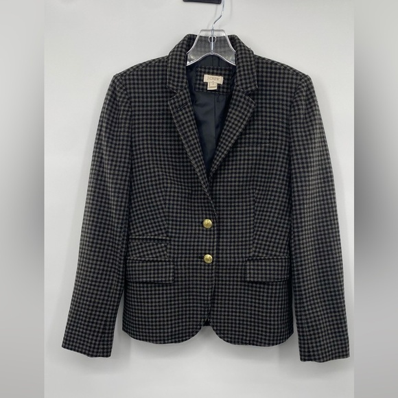 J.Crew Keaton herringbone Gray black Boy Blazer size 2 - Picture 9 of 9
